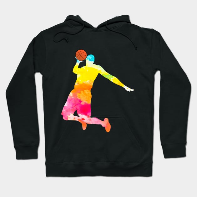 Basketball Player Hoodie by belhadj